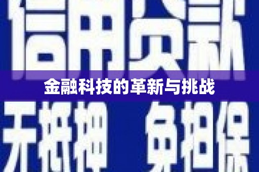大里金融科技的革新与挑战