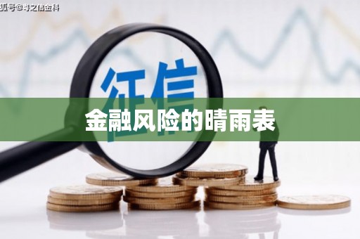 大里金融风险的晴雨表