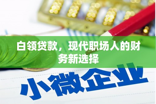 大里白领贷款，现代职场人的财务新选择