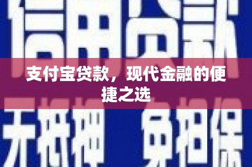 大里支付宝贷款，现代金融的便捷之选