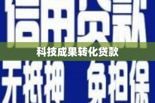 大里科技成果转化贷款