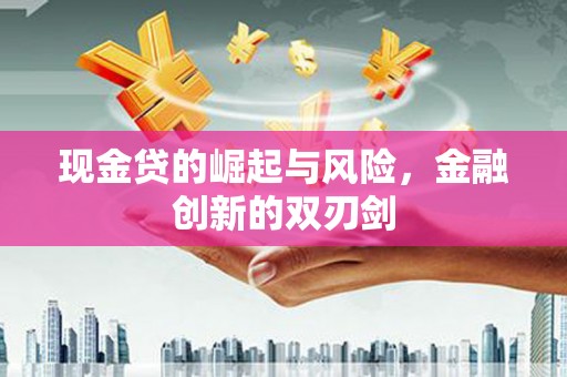 大里现金贷的崛起与风险，金融创新的双刃剑