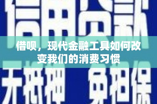 大里借呗，现代金融工具如何改变我们的消费习惯