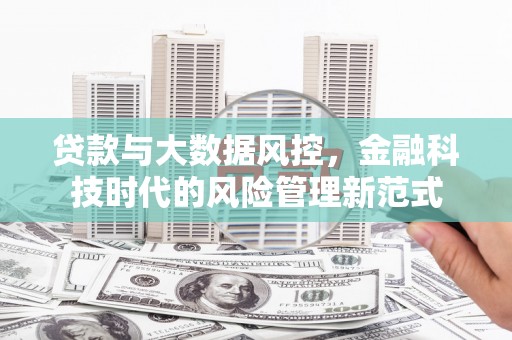 大里贷款与大数据风控，金融科技时代的风险管理新范式