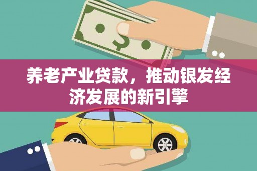 大里养老产业贷款，推动银发经济发展的新引擎