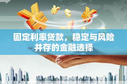 大里固定利率贷款，稳定与风险并存的金融选择