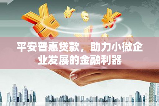 大里平安普惠贷款，助力小微企业发展的金融利器