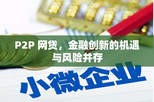 大里P2P 网贷，金融创新的机遇与风险并存