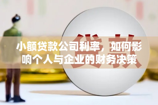 大里小额贷款公司利率，如何影响个人与企业的财务决策