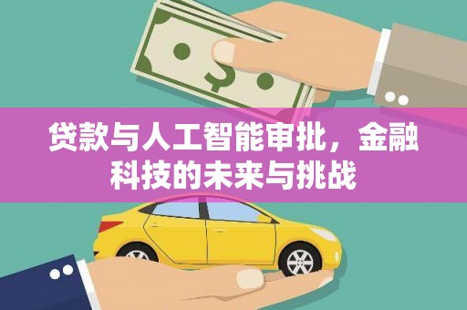 大里贷款与人工智能审批，金融科技的未来与挑战