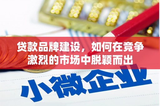 大里贷款品牌建设，如何在竞争激烈的市场中脱颖而出