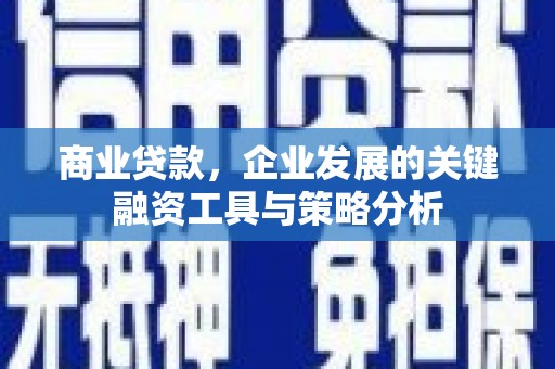 大里商业贷款，企业发展的关键融资工具与策略分析