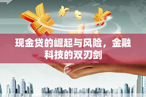 大里现金贷的崛起与风险，金融科技的双刃剑