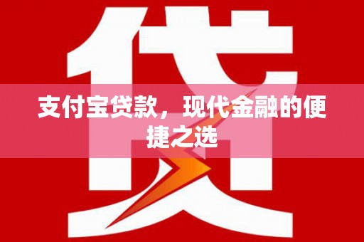 大里支付宝贷款，现代金融的便捷之选