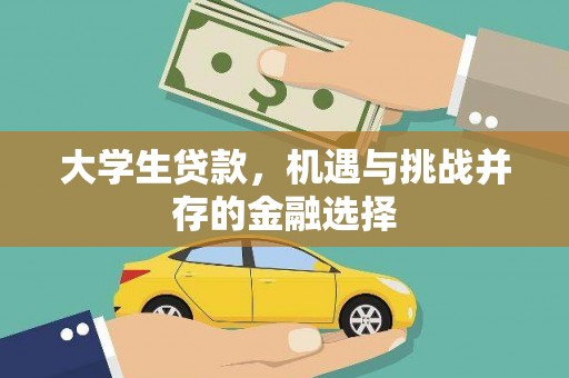 大里大学生贷款，机遇与挑战并存的金融选择