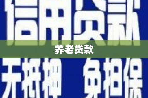 大里养老贷款