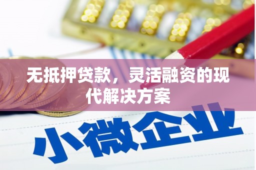 大里无抵押贷款，灵活融资的现代解决方案