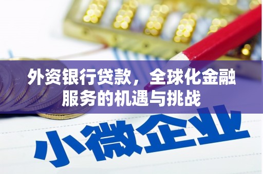 大里外资银行贷款，全球化金融服务的机遇与挑战
