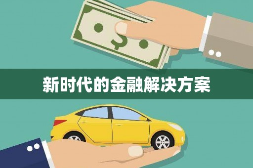 大里新时代的金融解决方案